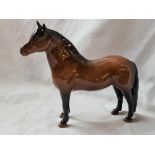 A Beswick figure of a Dartmoor pony - 6.5" high