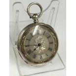 Antique ladies silver pocket watch