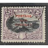 Malta 1928 issue "postage" v.f.used AS 188. Cat £75