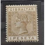 Gibraltar 1889 QV 1pes l.h.mint SG 30. Cat £80