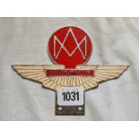 Aston Martin owner's club car badge