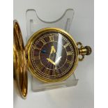 Vintage full hunter pocket watch masonic dial