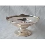 An Art Deco style pedestal dish with spreading base - 4.5" diameter - Chester 1935 and 1935