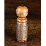 A Late 18th/Early 19th Century Treen Snuff Grinder/Mortar,