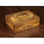 A Charming 19th Century Straw-work Box.