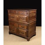 A Late 17th/Early 18th Century Two Part Chest of Drawers.