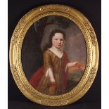 A Late 17th/Early 18th Century Oval Oil on Canvas,