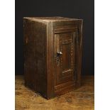 A Small 17th Century Joined Oak Cupboard.