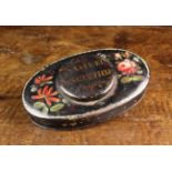 A Rare 18th/Early 19th Century Oval Tôleware Box.