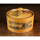 A Fine Early 19th Century Mauchline-ware Spice Box.