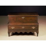 An 18th Century Oak Mule Chest.