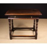 A 17th Century Oak Side Table.