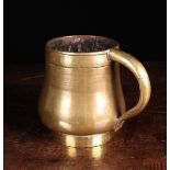 A Good 19th Century Brass Ale Jug.