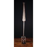 A Rare 18th/Early 19th Century Irish Long Handled Wrought iron Down-hearth Roasting Fork