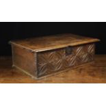 A Fine 16th Century Boarded Oak Desk Box.