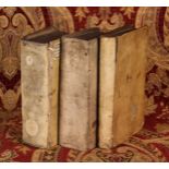 One 17th and two 18th Century Antiquarian Books; Joh.