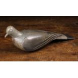An Early 20th Century Decoy Pigeon with glass inset eyes and original paint-work,