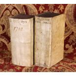 Two Antiquarian Books of works of Seneca the Younger; Annaei Senecae, Tum Rhetoris,