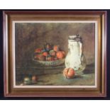 A Reproduction Picture of a 18th Century Still Life Painting by Jean-Baptiste Simeon Chardin