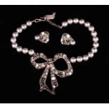 A Philippe Fernandis Paris Necklace & Earring Set.