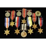 A Collection of Twelve Medals to include; The Defence Medal (1939-45), two George VI war medals.