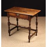 A Joined Oak Side Table, Circa 1700.