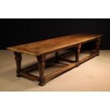 A Long, Late 17th Century Provincial Flemish Refectory Table.