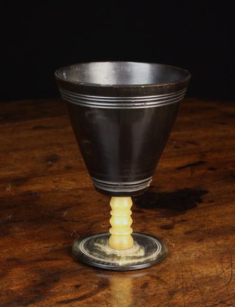 A 19th Century Horn Goblet.