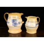 Two Large 19th Century Mocha-ware Jugs (Both A/F).
