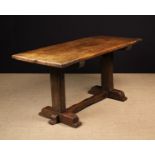 A Fine Oak Refectory Table, reduced in length.