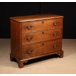 An 18th Century Oak Chest of Drawers.