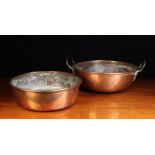 Two Antique Copper Pans.