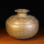 A Large Vintage Hand-Crafted Copper Pot.