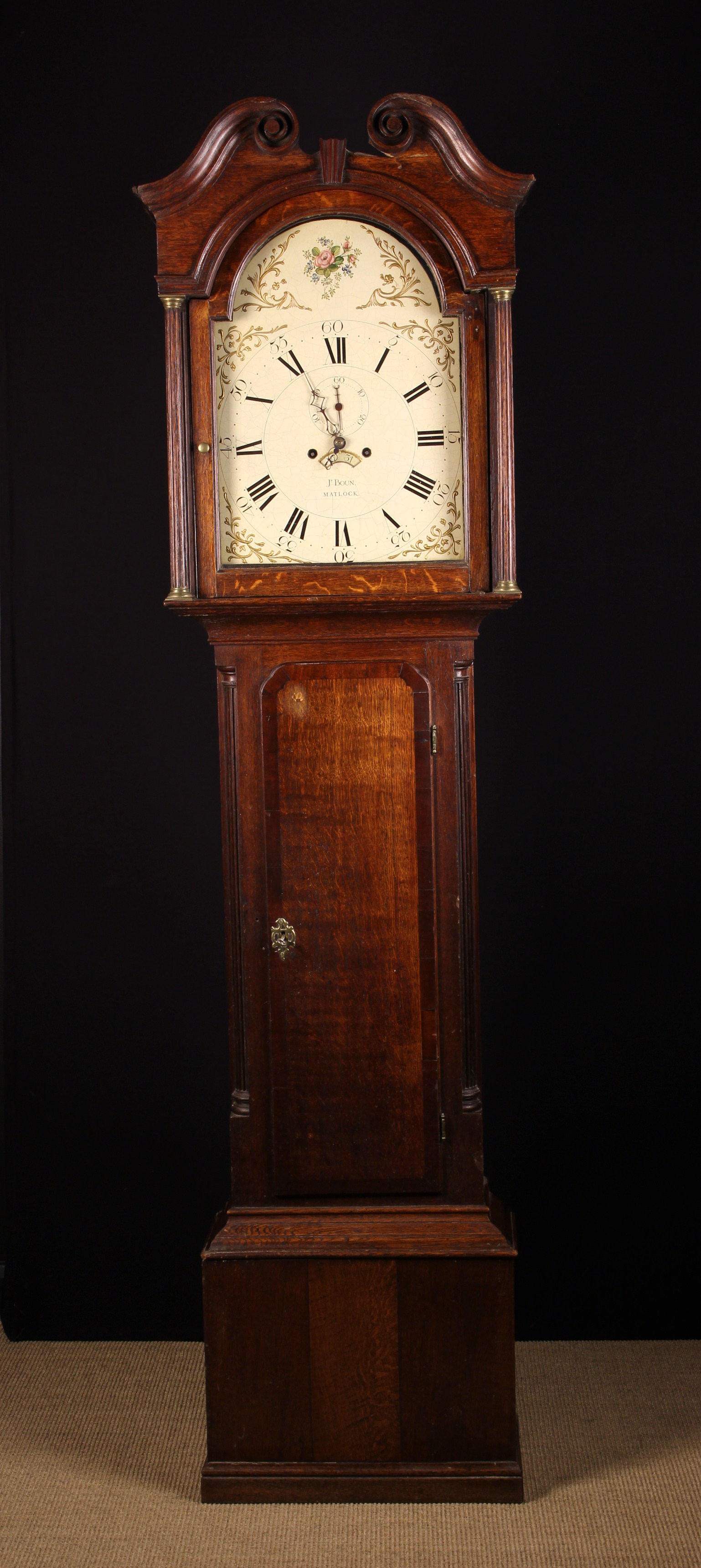A 19th Century Oak Eight Day Longcase Clock. - Image 2 of 2