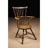 A 19th Century Regional Country Comb-back Armchair., possibly West Country.