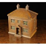 A Fabulous 19th Century Architectural Model of a House worked in intricate detail, with tiled roof,