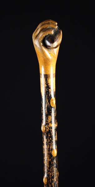 A Folk Art Walking Stick. - Image 3 of 3