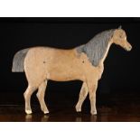 A 19th Century Painted Cast Iron Trade Sign in the form of a horse,