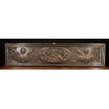 A Long 19th Century Ornamental Frieze Panel set in a decorative moulded frame.