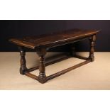 An English Oak Refectory Table.