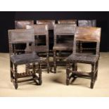 A Harlequin Set of Eight Cromwellian Dining Chairs.