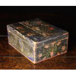 A Delightful 18th Century Painted Folk Art Box, possibly American.
