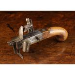 A Good Late 18th Century Ash & Steel Tinder Pistol or 'Strike-a-Light'.