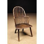 A Small 19th Century Hoop-Backed Windsor Armchair.