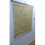 A Bacons new survey map of Berks, Bucks and Oxford, 114cm x 97cm, reasonably good condition
