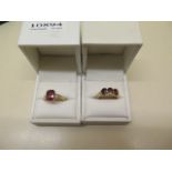 Two GTV 14ct yellow gold rings, both size P, approx 8 grams, both good condition