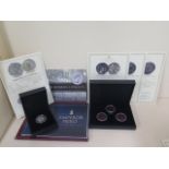 London Mint Office four boxed Roman coins with certificates - Emperor Nero silver Tetradrachm,