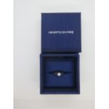 A Hearts on Fire 950 platinum diamond solitaire ring - diamond weight 0.254ct, colour H, clarity