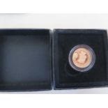 A 2020 22ct quarter Sovereign 200th anniversary King George III with booklet and certificate