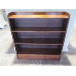 Small mahogany bookshelves - Height 92cm x 88cm x 19cm